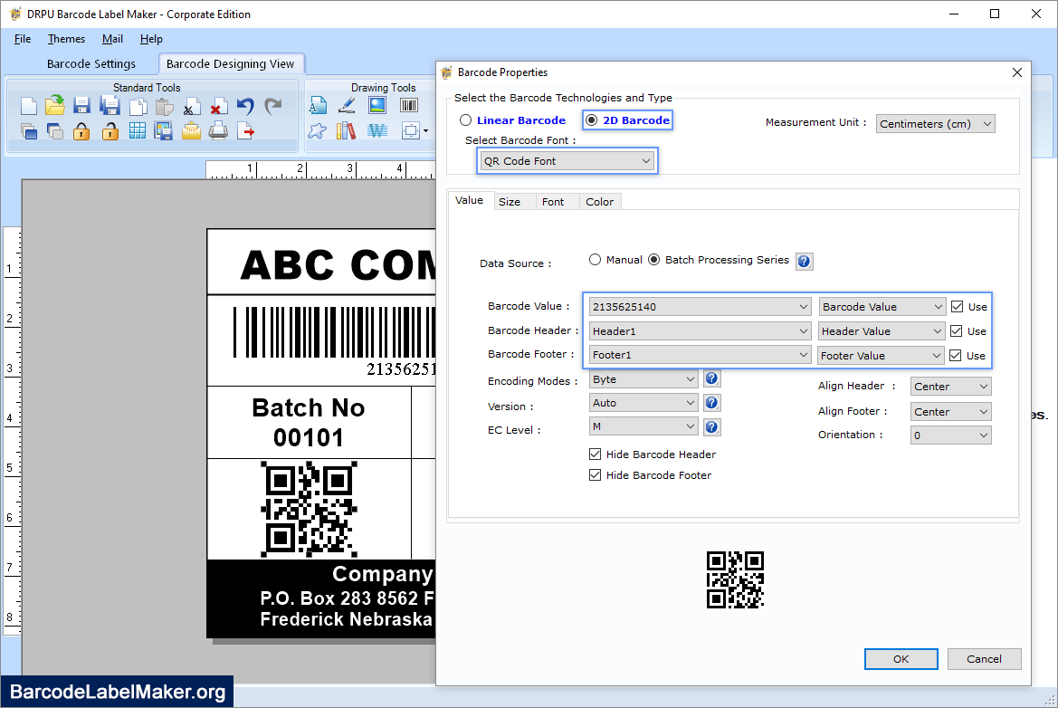 Barcode Label Maker Software Corporate Screenshots Helps To Design Barcode Images 3050