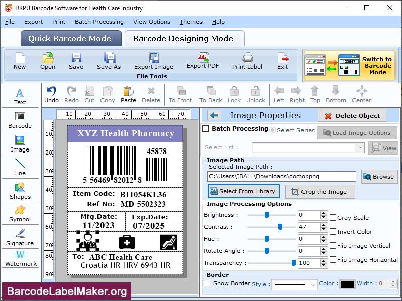 Barcode Fonts for Healthcare Industry 7.5 full
